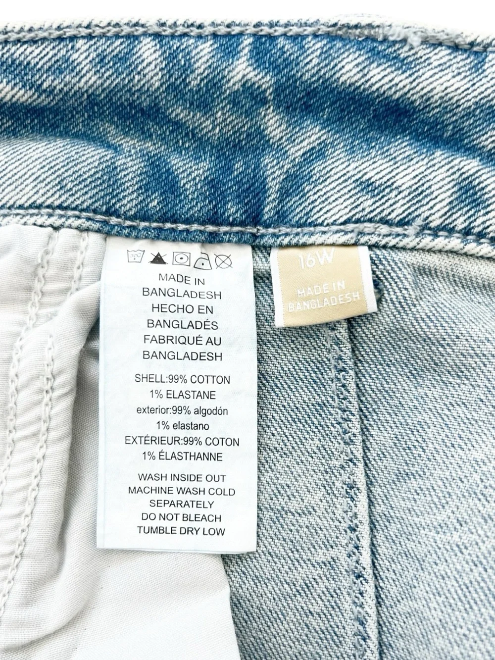 Michael Kors Carmen Wide Leg Super High Rise Jeans 16W NWT